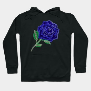 Rose - Navy Blue Hoodie